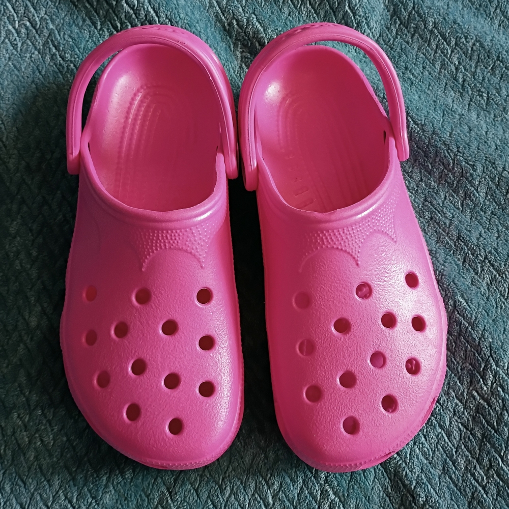 CROCS Pink Sandals Comfortable and HOT PINK